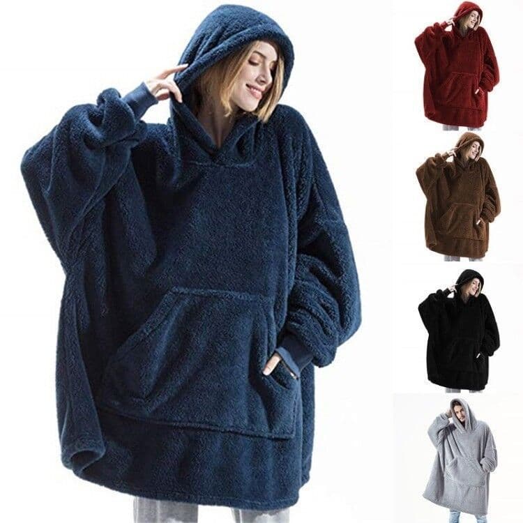 CozyShield Hooded Blanket Sweatshirt