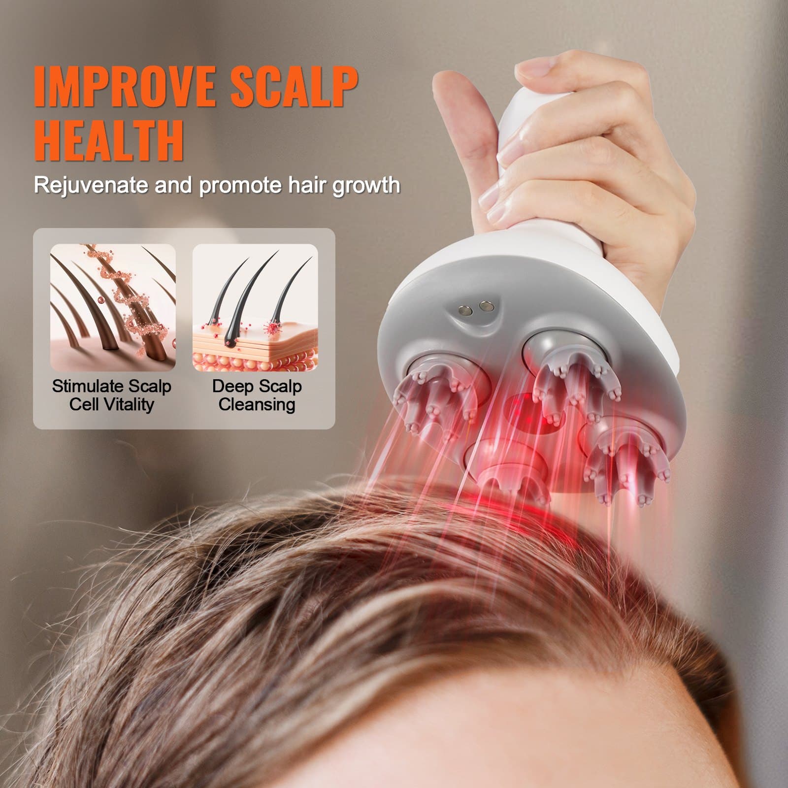 ZenTouch Rechargeable Scalp Massager thumbnail 3